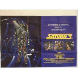 KIRK DOUGLAS SIGNED SATURN 3 POSTER.