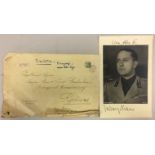 GALEAZZO CIANO BRAGAGLIA PORTRAIT AND AUTOGRAPH.