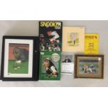 SNOOKER/BILLIARDS SIGNED.