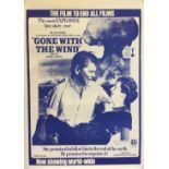 REAGAN / THATCHER GONE WITH THE WIND POSTER.