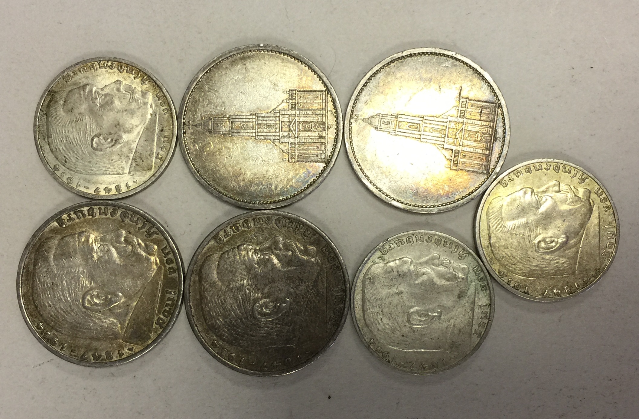 THIRD REICH ERA COINS. - Image 3 of 3