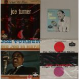 JOE TURNER. Presenting the boss, Big Joe Turner with 1 x EP and 3 x UK original title LPs.