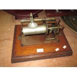 Early 20th century wax cylinder phonograph