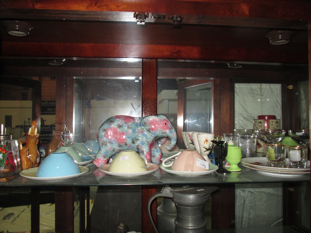 Shelf of decorative china : animal ornaments
