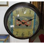 Vintage style wall clock