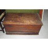 Victorian painted pine blanket box