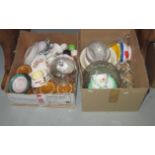 2 x boxes of decorative china