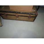 Vintage steamer trunk