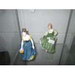 Royal Doulton figurines : Fair Lady & Melanie