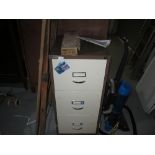 Metal filing cabinet