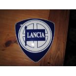 Vintage style sign Lancia