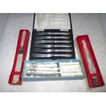 Assorted silver plated flatware (some boxed)