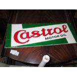 Cast iron advertising sign : Castrol