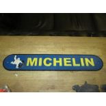 Cast iron Michelin advertising sign