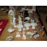 Decorative china :Staffordshire flatbacks, china glass & oddments etc.