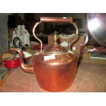 18th century copper kettle