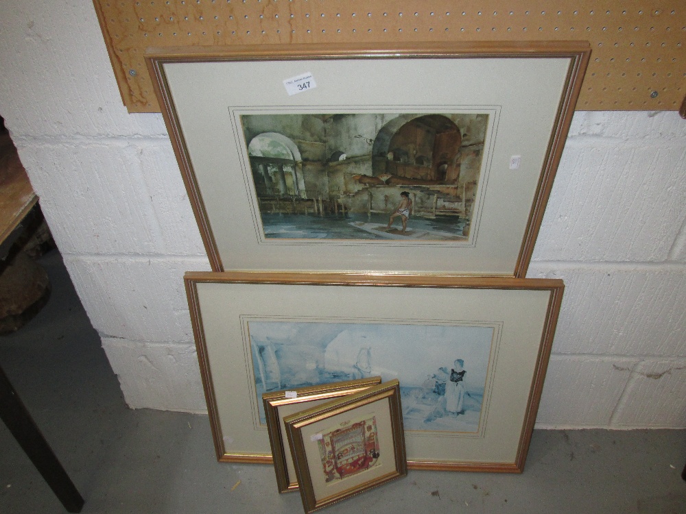 2 x Russell Flint prints & 2 others