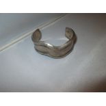 Solid silver bangle 35 g