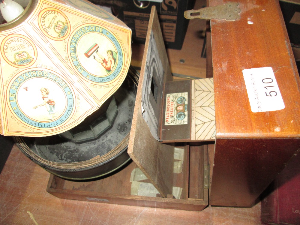 Late 19th century Praxinoscope with later editions - Image 2 of 2