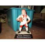 Carlton ware advertising Pick Flowers Brewmaster figure