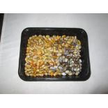 Tray of antique and vintage Venetian style trade beads