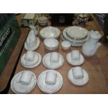 Royal Doulton Carnation pattern tea and dinner ware