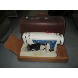 Vintage Alfa sewing machine in case