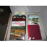 Postcards various themes & railway books