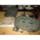 Fishing waders and other trout fishing equipment & digital photo frame