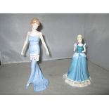 Royal Doulton figurines : Lady Diana & Little Disney Princess