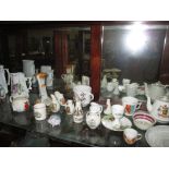 Decorative china including Arcadian crested ware and other decorative china