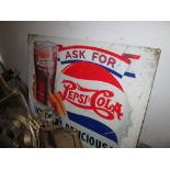 Vintage style advertising sign : Pepsi