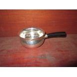 Continental silver ladle with ebony handle