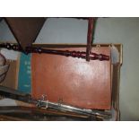 Assorted sheet music, music stand, small rug, etagere etc.