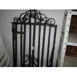 Vintage wrought iron garden gate 170 cms x 54 cms