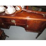 Early 20th century mahogany dressing chest with swing mirror