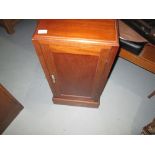 Vintage caddy top mahogany bedside cupboard