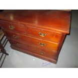 Edwardian mahogany chest of four drawers