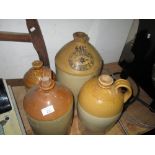 4 x vintage cider flagons : Northampton Brewery,