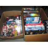 2 x boxes of DVDs