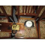 Wall mounted clock mechanism & Metamec mantle clock