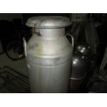 Aluminium milk churn