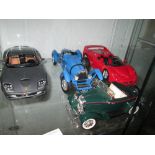 4 collectors die cast toy cars : Burago,