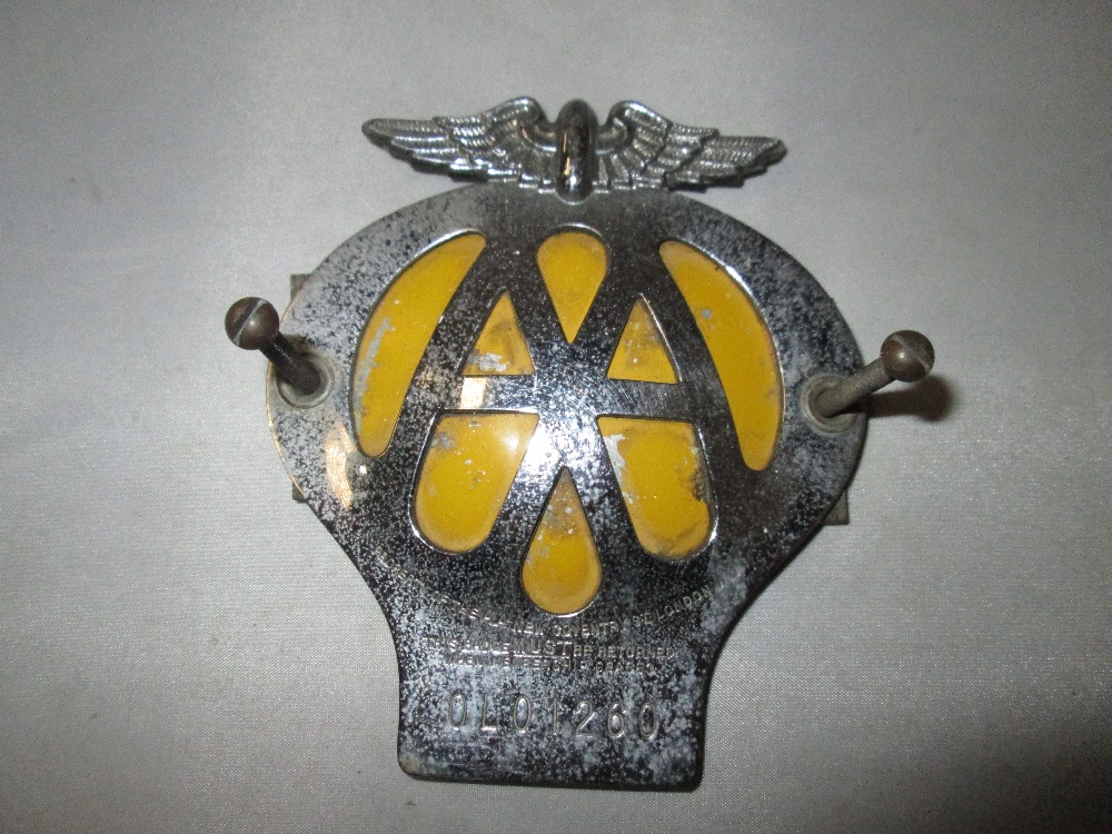 Vintage AA badge & Ronson Variflame lighter (boxed) - Image 2 of 2