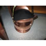 Copper coal helmet