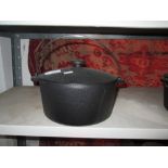 Cast iron cooking pot new