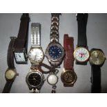 Bag of assorted wristwatches : Rotary,