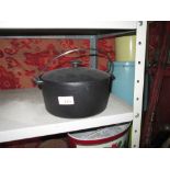 Cast iron cooking pot new