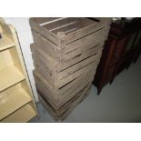 4 x vintage fruit crates