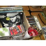 2 x boxes of records and CDs : pop and classical Status Quo